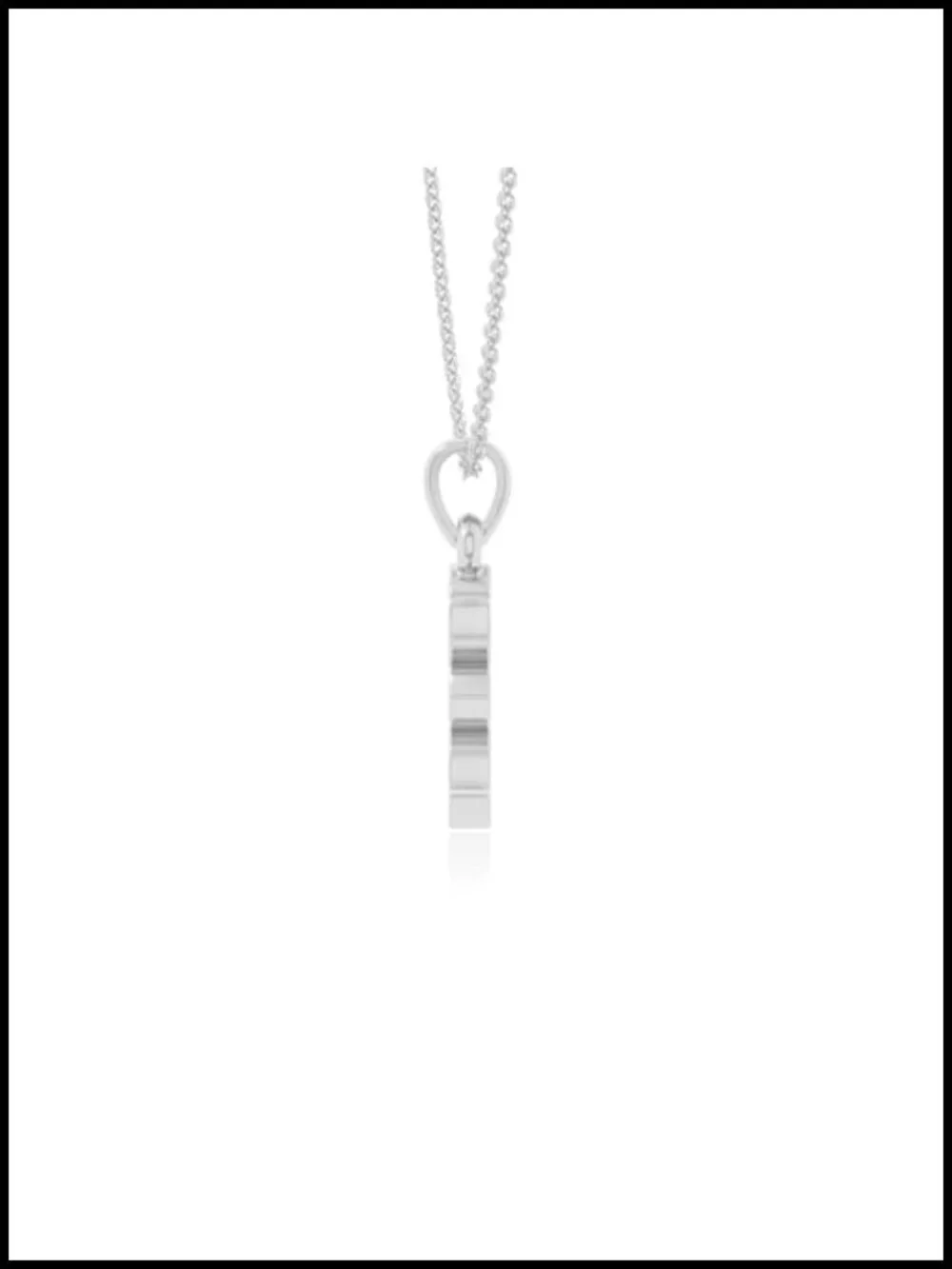 Ruby Flower Pendant Necklace in Silver or Vermeil, Birthstone Jewelry Gift